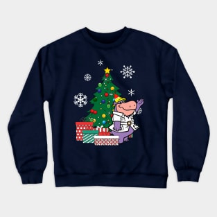 Peter Potamus Around The Christmas Tree Crewneck Sweatshirt